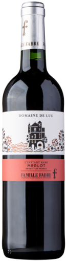 Image de DOMAINE DE LUC BIO MERLOT, PAYS D’OC RG 75cl