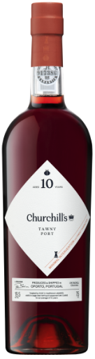 Image de CHURCHILL'S PORTO 10 ANS TAWNY 75cl (GIFTUBE)