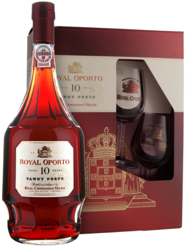 Image de COFFRET ROYAL OPORTO 10 ANS 75cl + 2 VERRES