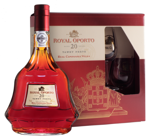 Image de COFFRET ROYAL OPORTO 20 ANS 75cl + 2 VERRES