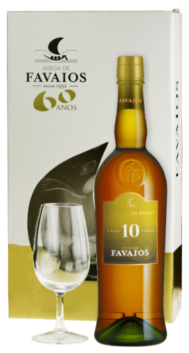 Image de COFFRET MOSCATEL FAVAIOS 10 ANS 75cl + 1 VERRE