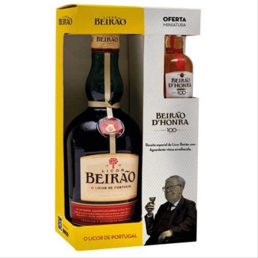 Image de COFFRET LICOR BEIRAO 70cl + MINI BEIRAO D'HONRA 5cl GRATIS