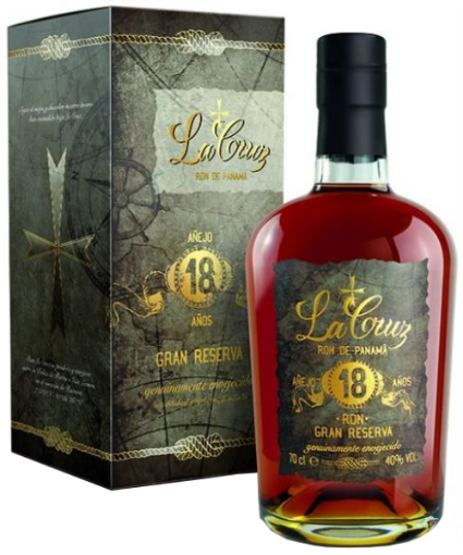 Image de LA CRUZ RHUM PANAMA ANEJO 18 ANS 70cl