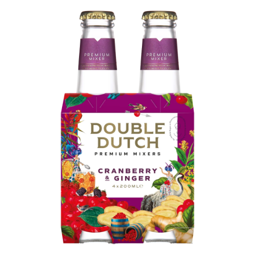 Image de DOUBLE DUTCH CRANBERRY & GINGER TONIC WATER 20cl