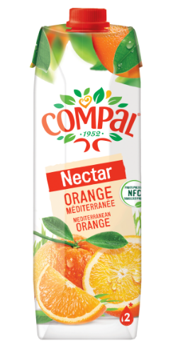 Image de COMPAL NECTAR LARANJA ALGARVE 1L TET