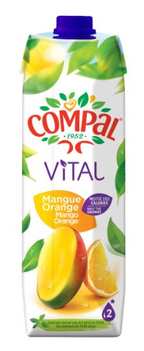 Image de COMPAL VITAL MANGA/LARANJA 1L TET