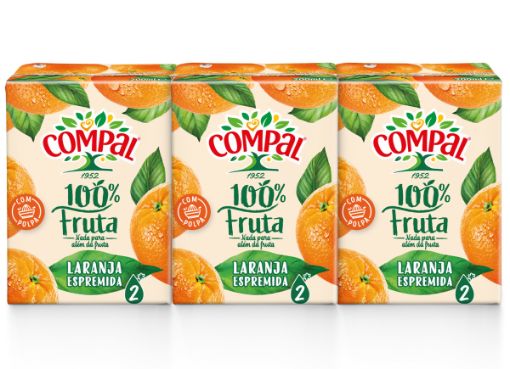 Image de COMPAL 100% LARANJA 200ml TET