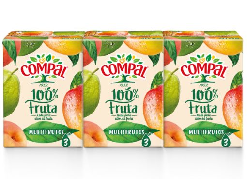 Image de COMPAL 100% MULTIFRUTOS 200ml TET