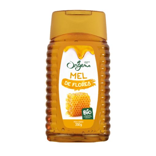 Image de ORIGENS MEL DE FLORES BIO 350g (TOPDOWN)