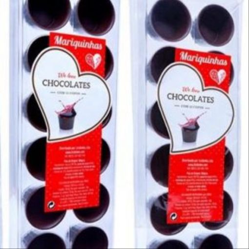 Image de MARIQUINHAS PACK COPOS CHOCO. 12 UN