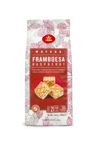 Image de V.C. WAFERS BAUNILHA & FRAMBOESA 125g