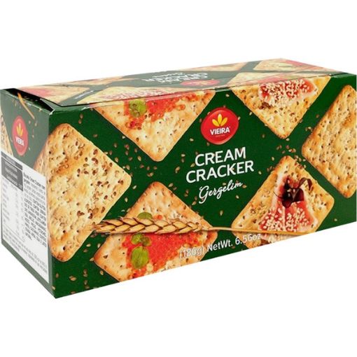 Image de V.C. CREAM CRACKER SESAME DOSES 186g