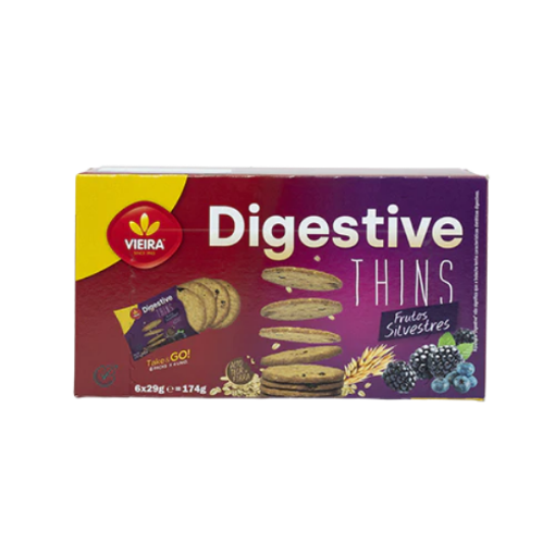 Image de V.C. DIGESTIVE THINS FRUTOS DE BAGA 174g