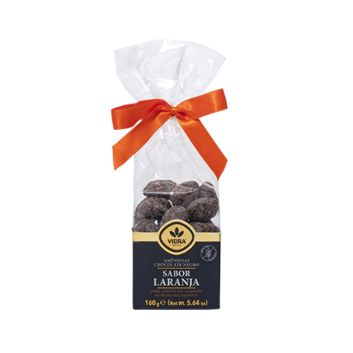 Image de V.C. AMANDES ENROBEES CHOCO. NOIR & ORANGE PREMIUM 160g