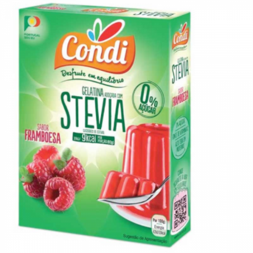 Image de CONDI GELATINA FRAMBOESA LIGHT STEVIA 2x15g