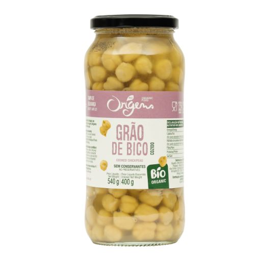 Image de ORIGENS GRAO DE BICO BIO 540g (BOCAL)