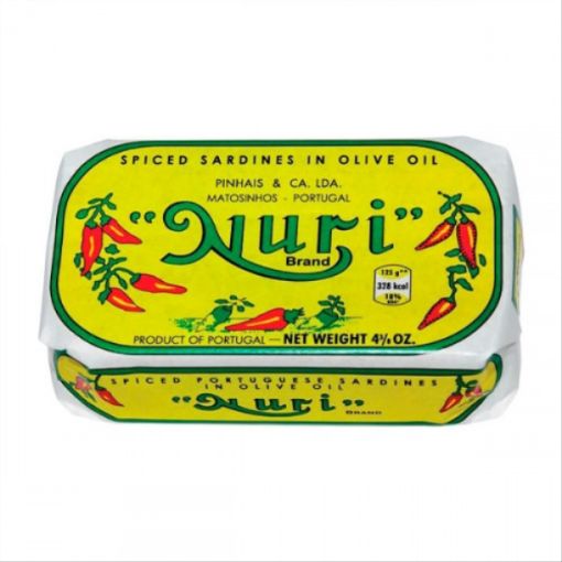 Image de NURI SARDINHAS EM AZEITE PICANTE 125g