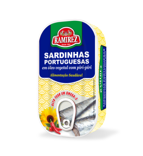 Image de RAMIREZ SARDINHAS OLEO VEGETAL PICANTE 125g