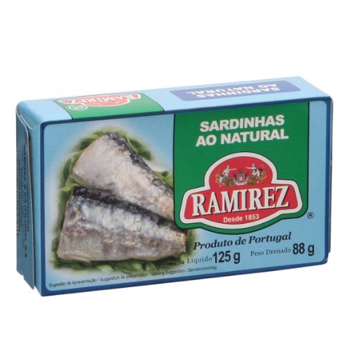 Image de RAMIREZ SARDINHA NATURAL 125g