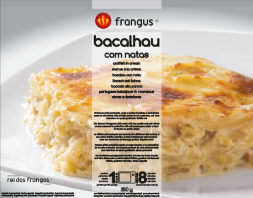 Image de REI DOS FRANGOS BACALHAU COM NATAS 350g