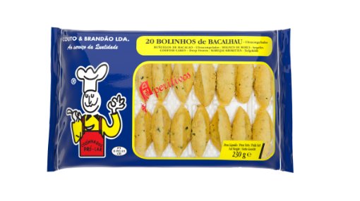 Image de CB BOLINHOS DE BACALHAU APERIT. 20 UNI.