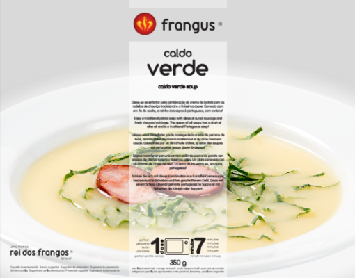 Image de REI DOS FRANGOS CALDO VERDE 350g