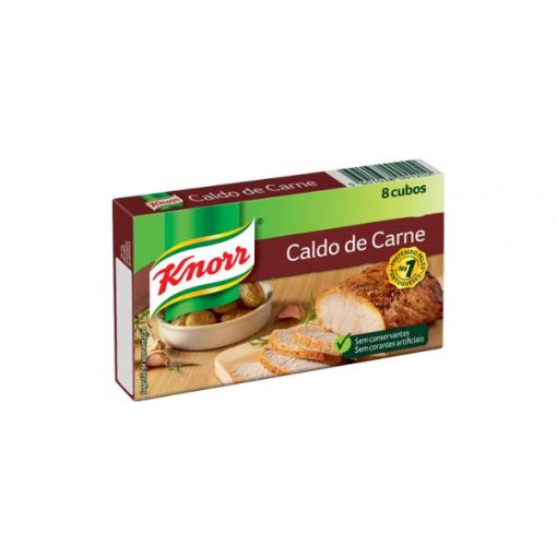 Image de KNORR DE CARNE 8 CUBOS 80g