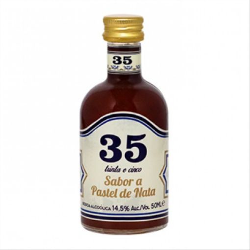 Image de LICOR 35 MINIATURE - CREME PASTEL DE NATA 5cl