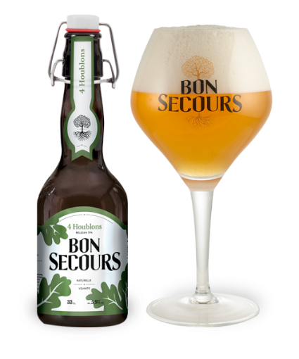 Image de BON SECOURS 4 HOUBLONS BELGIAN IPA 12x33cl