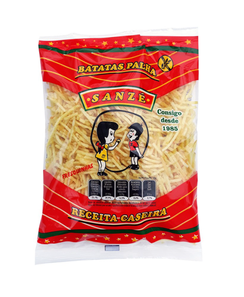 Bexeb. SANZE BATATA FRITA PALHA 180g