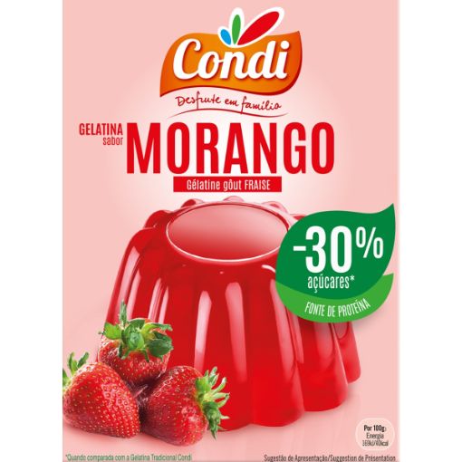 Image de CONDI GELATINA MORANGO -30% 114g