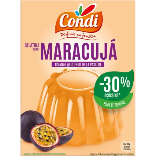 Image de CONDI GELATINA MARACUJA -30% 114g