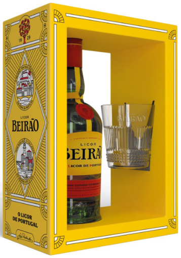 Image de COFFRET LICOR BEIRAO 70cl + 1 VERRE EDITION NOEL