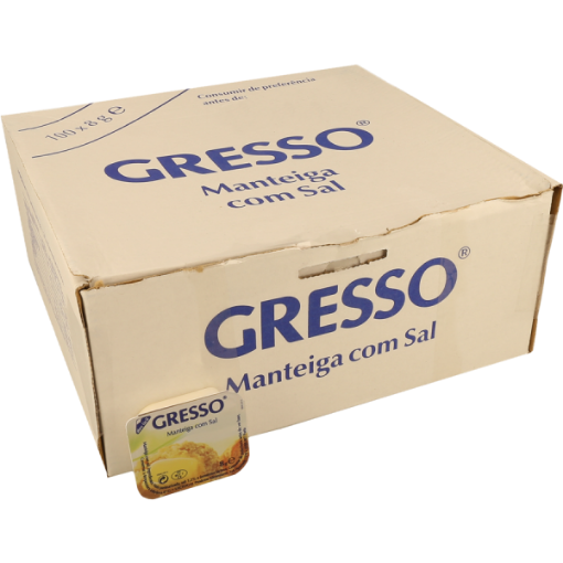 Image de GRESSO MANTEIGA C/SAL 100x8g