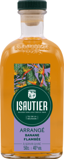 Image de ISAUTIER RHUM BANANE FLAMBEE 50CL