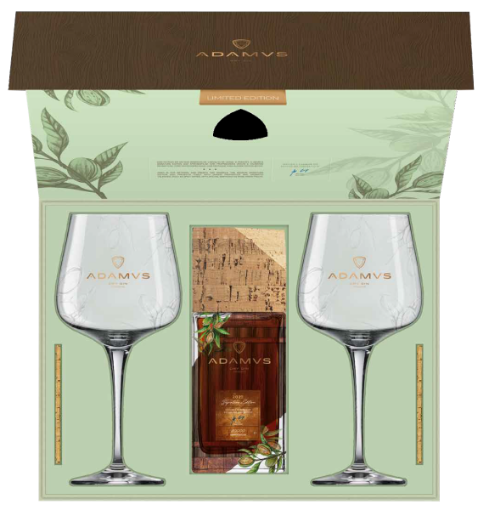 Image de COFFRET ADAMUS SIGNATURE 2023 DRY GIN 70cl + 2 VERRES