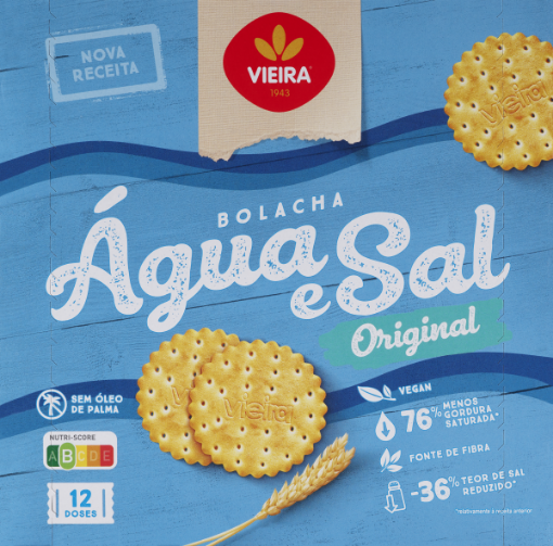 Image de V.C. BOLACHA AGUA & SAL DOSES 12x14g=168g