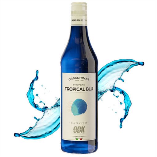 Image de ODK SYRUP LINE TROPICAL BLU 75cl Glass