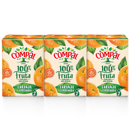 Image de COMPAL 100% LARANJA 200ml TET