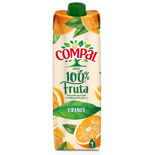 Image de COMPAL 100% LARANJA 1L TET