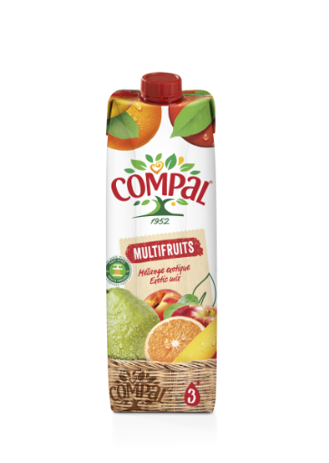 Image de COMPAL NECTAR MULTIFRUITS 1L TET