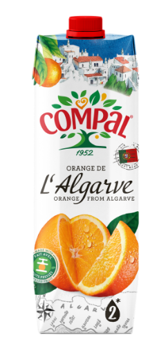 Image de COMPAL NECTAR LARANJA ALGARVE 1L TET