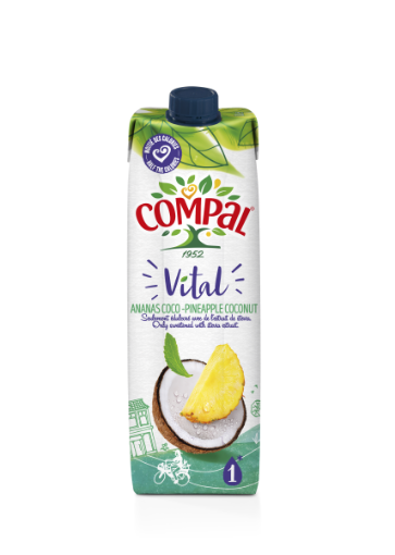 Image de COMPAL VITAL ANANAS/COCO 1L TET