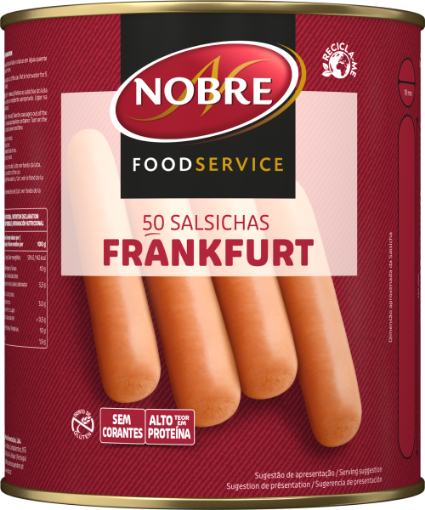 Image de NOBRE SALSICHA FRANKFURT BTE 50UNI 1,6kg