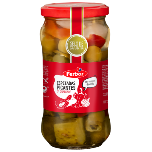 Image de FERBAR ESPETADAS PICANTES  VINAGRE 330g