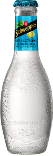 Image de SCHWEPPES PREMIUM TONIC BASIL & SICILIAN LEMON 20cl VP