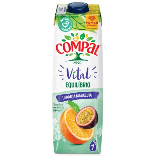 Image de COMPAL VITAL LARANJA MARACUJA 1L