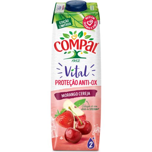 Image de COMPAL VITAL MORANGO CEREJA 1L