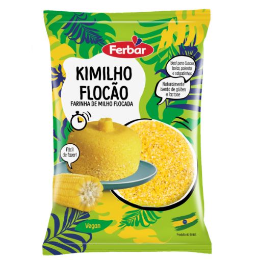 Image de FERBAR KIMILHO FLOCÃO - FARINHA DE MILHO FLOCADO 400g
