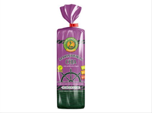 Image de CEM PORCENTO BOLACHAS MARINHEIRAS CHIA 200g
